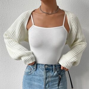 Easy Days Open Front Cardigan - White